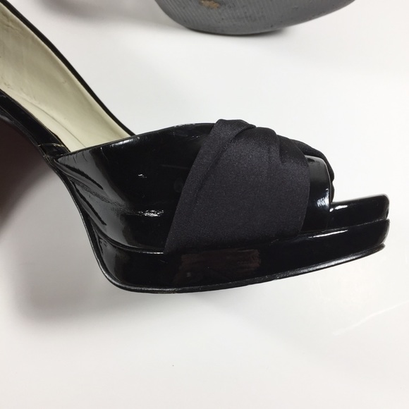 Nine West Platform Peep Toe High Heel Shoes - Picture 8 of 8